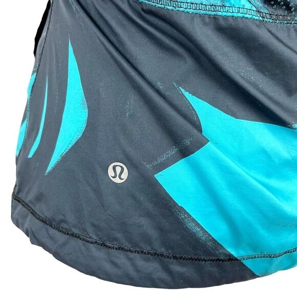 Lululemon Pack-It Sleeveless Hooded Vest Back Spin Stroke Peacock Lightweight 2 - Picture 13 of 16